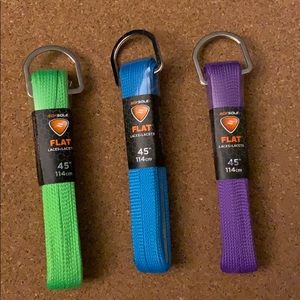 Set of 3 Neon Flat Shoelaces